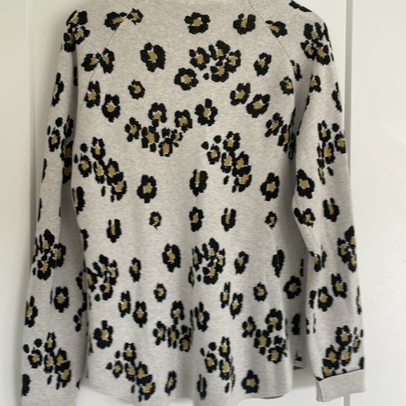 Cabi Kiki Cardigan Leopard Animal Print Sweater - Picture 2 of 3